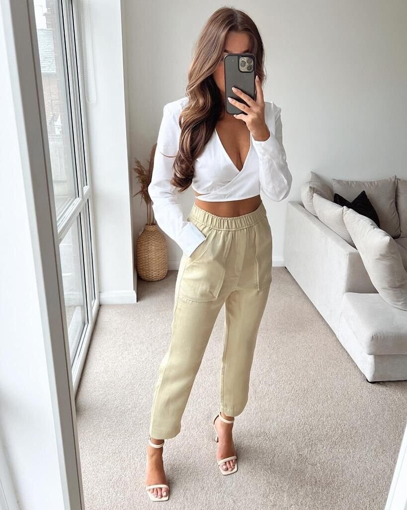 Crop Top mit offenem Rücken
