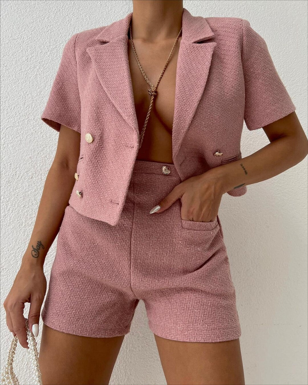 kurze Blazer-Hose