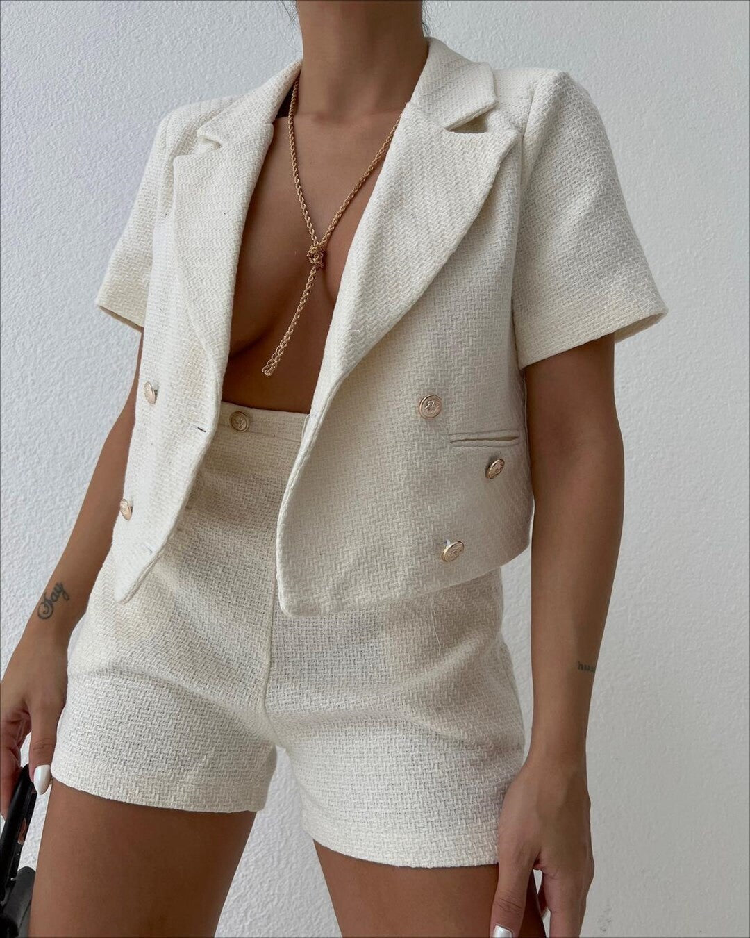 kurze Blazer-Hose