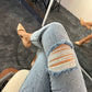 Jeans mit Riss