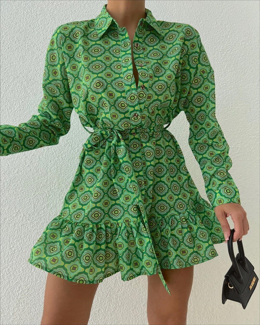 dress with pattern