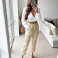 Crop Top mit offenem Rücken