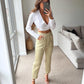 Crop Top mit offenem Rücken